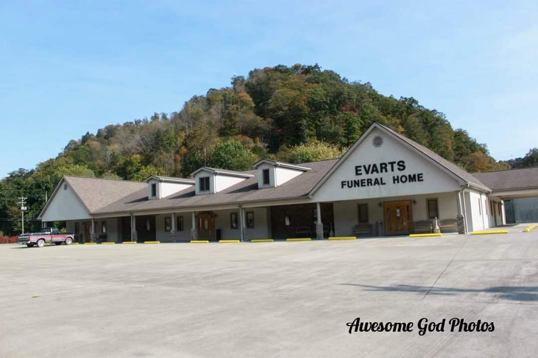 Evarts Funeral Home building in Evarts, Kentucky