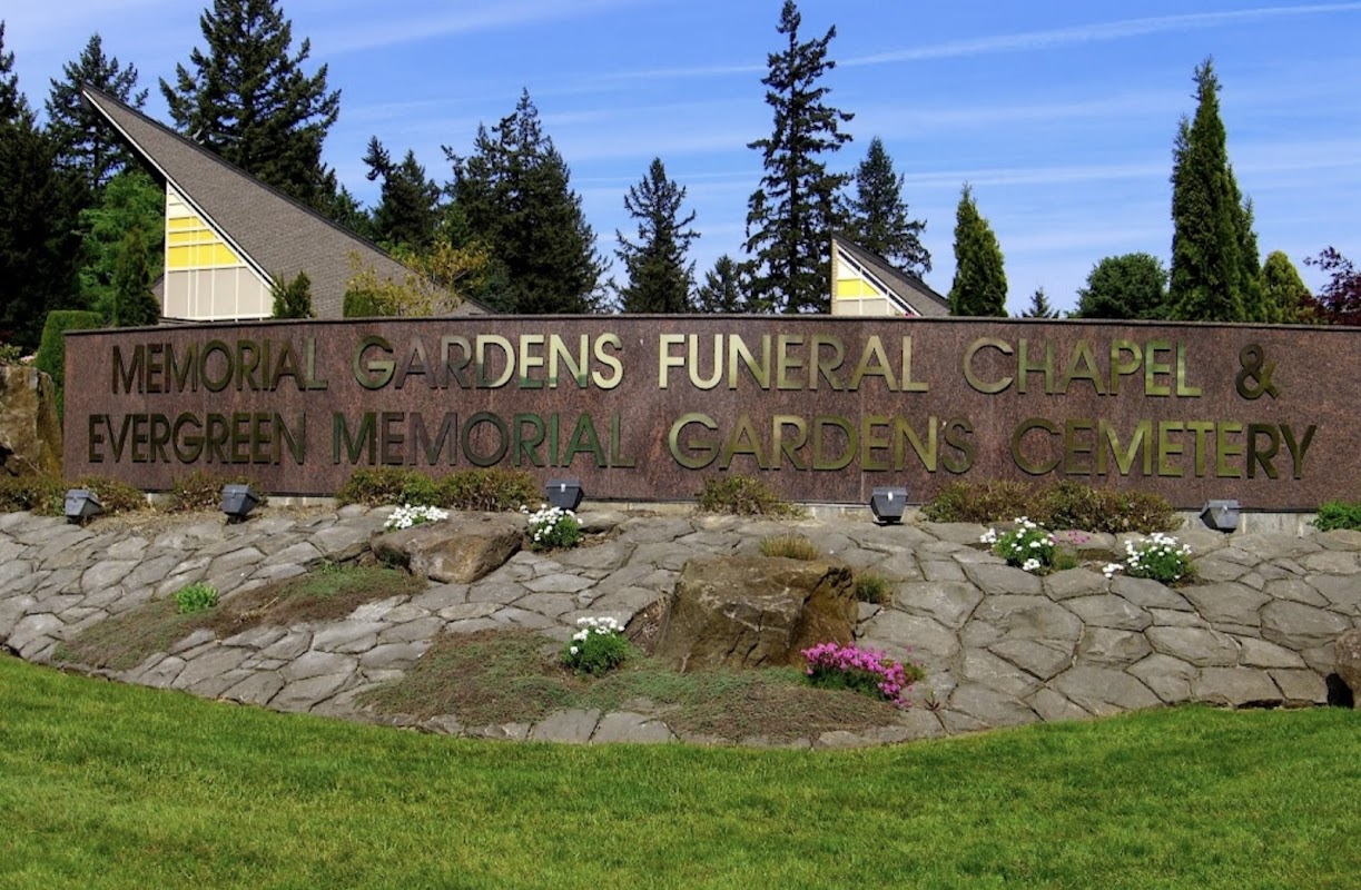 Evergreen Memorial Gardens building in Vancouver, Washington