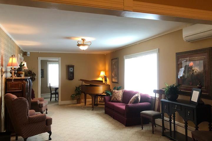 Evert-Luko Funeral Home building in Hartland, Wisconsin