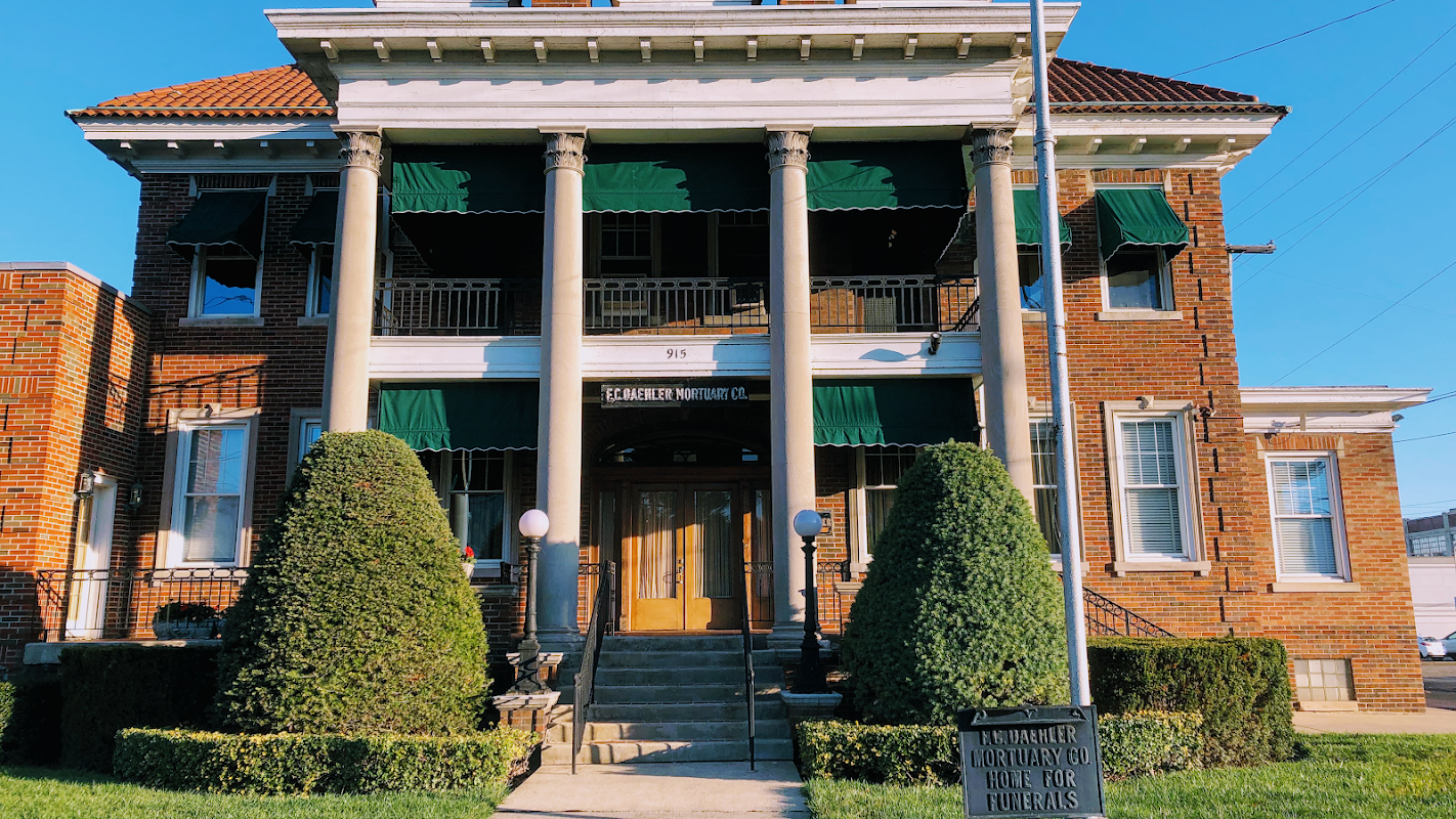 F. C. Daehler Mortuary building in Portsmouth, Ohio