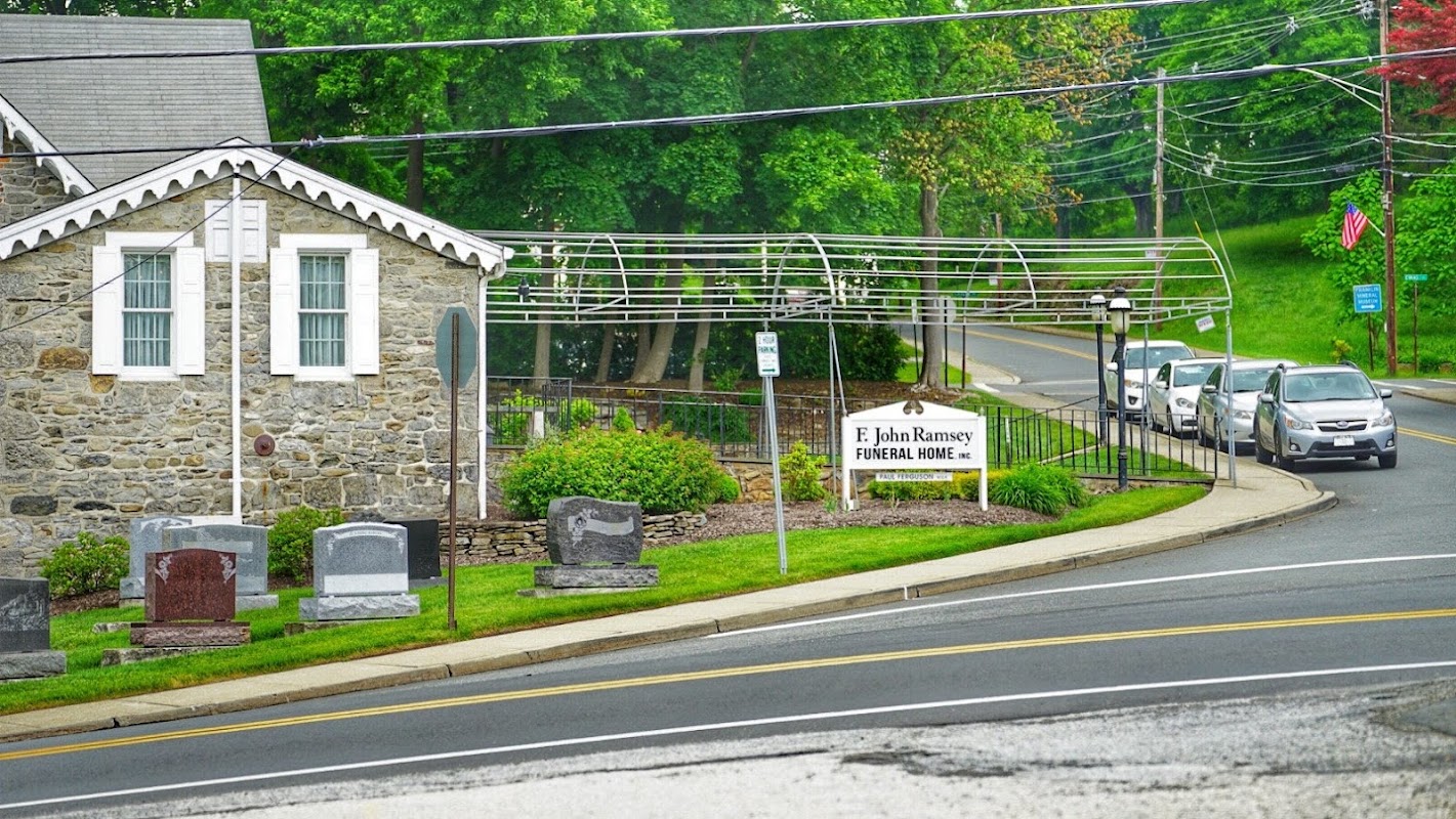 F. John Ramsey Funeral Home building in Franklin, New Jersey