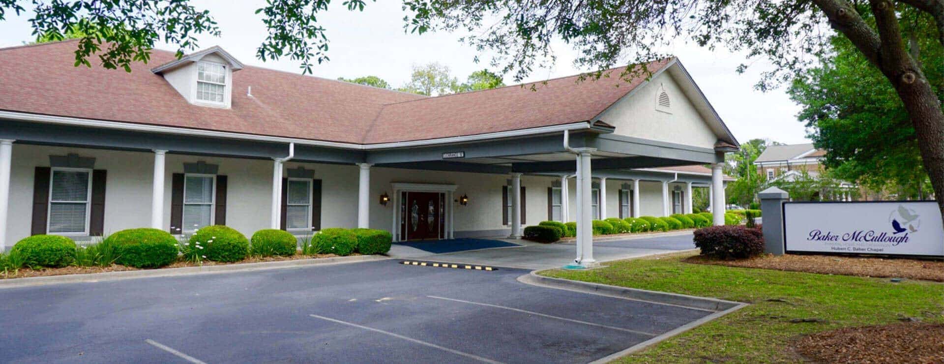Fairhaven Funeral Home - Hubert C Baker Chapel building in Savannah, Georgia