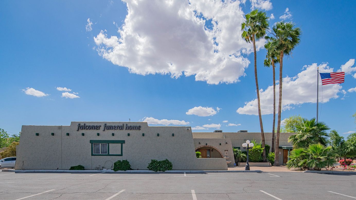 Falconer Funeral Home building in Gilbert, Arizona
