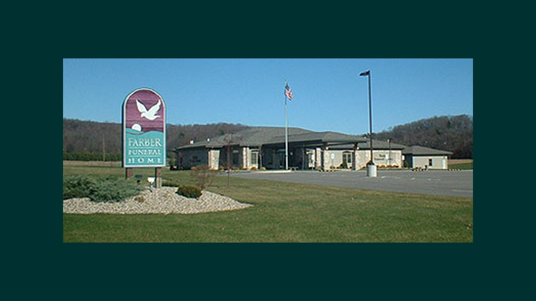 Farber Funeral Home building in Reedsburg, Wisconsin