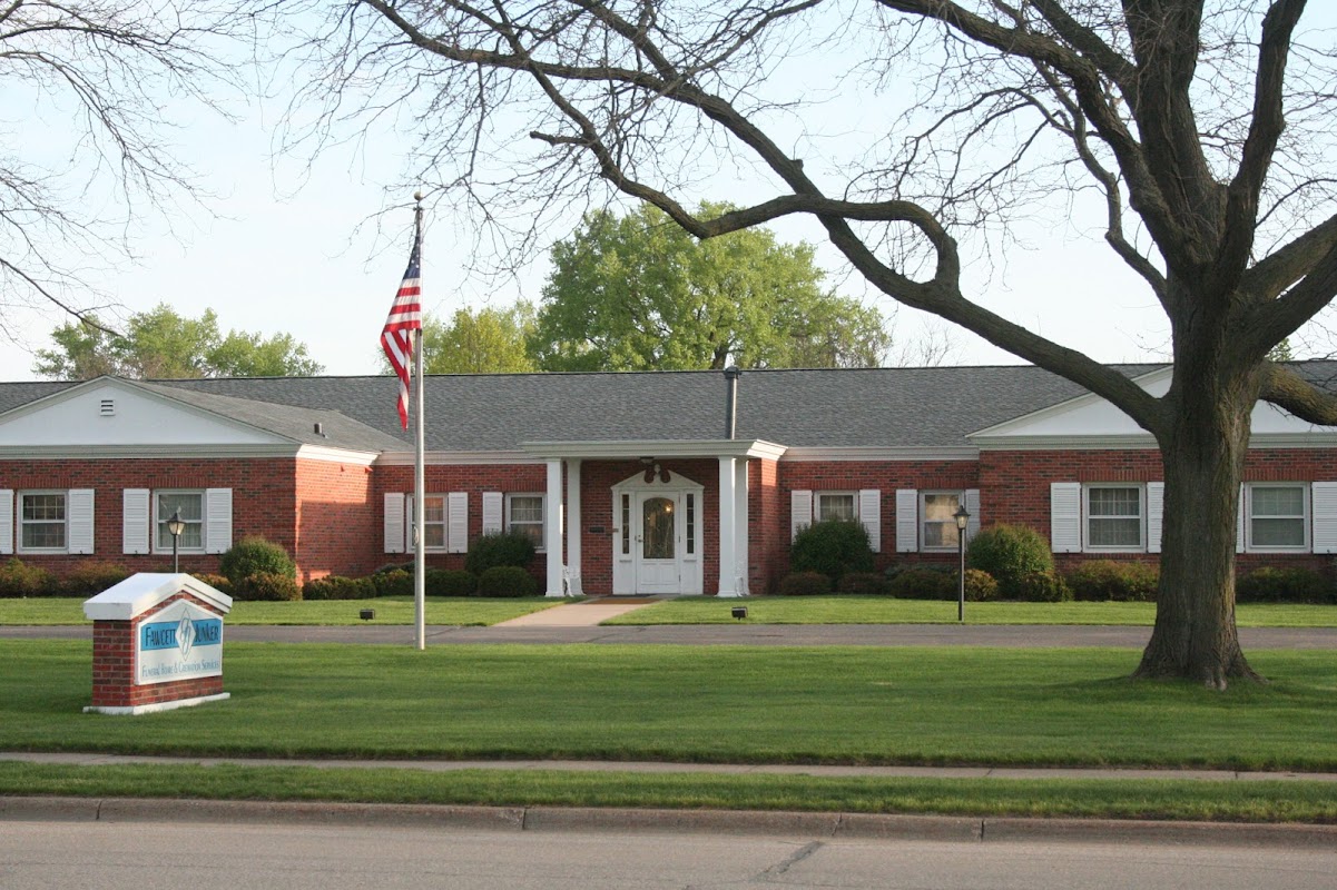 Fawcett-Junker Funeral Home & Crematory building in Fountain City, Wisconsin