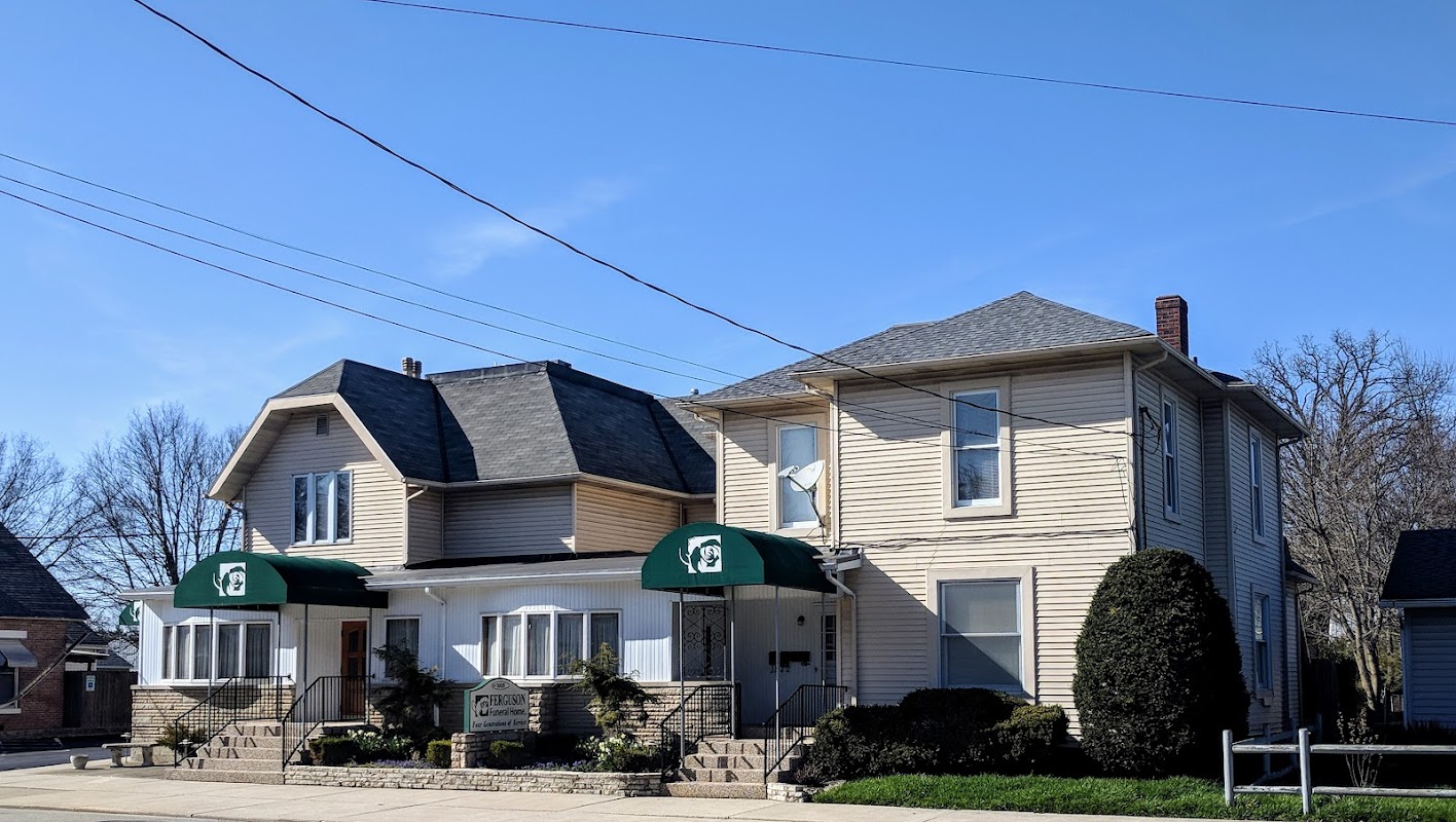 Ferguson Funeral Home & Cremation Services building in Plain City, Ohio