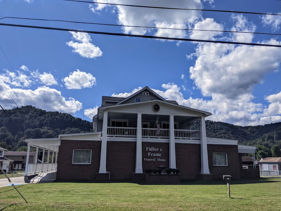 Fidler & Frame Funeral Home building in Belle, West Virginia