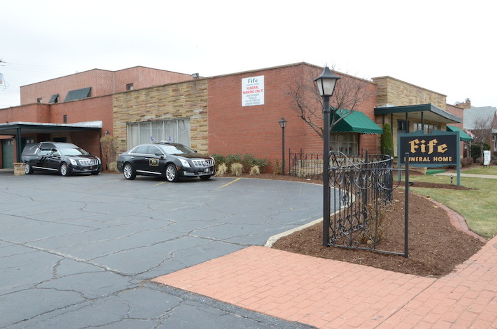 Fife Funeral Home building in East Chicago, Indiana