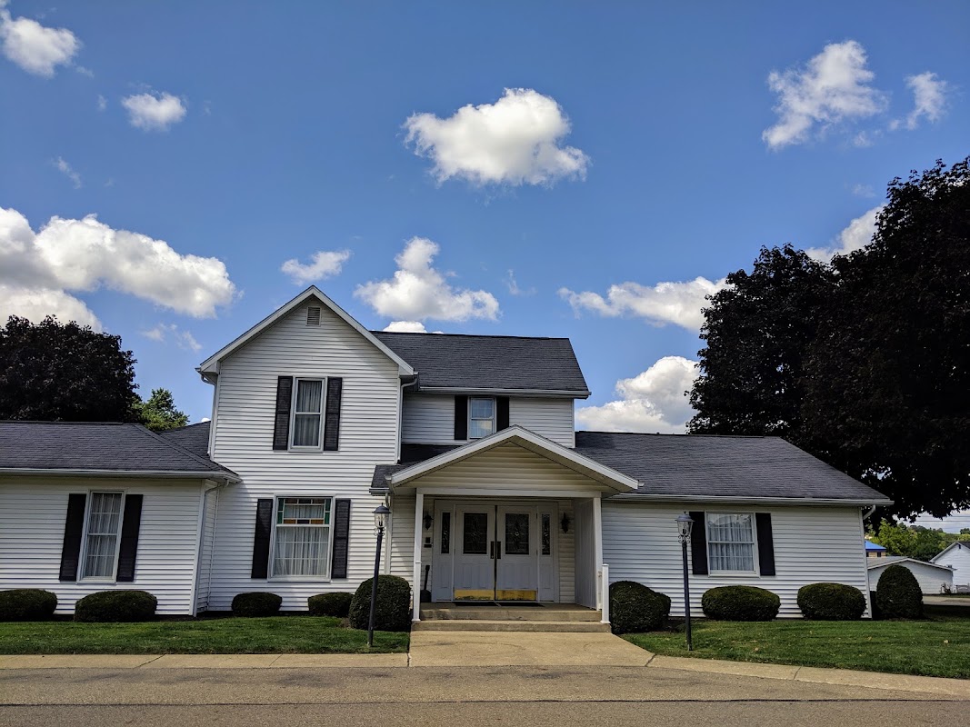 Fischer Funeral Home building in Danville, Ohio