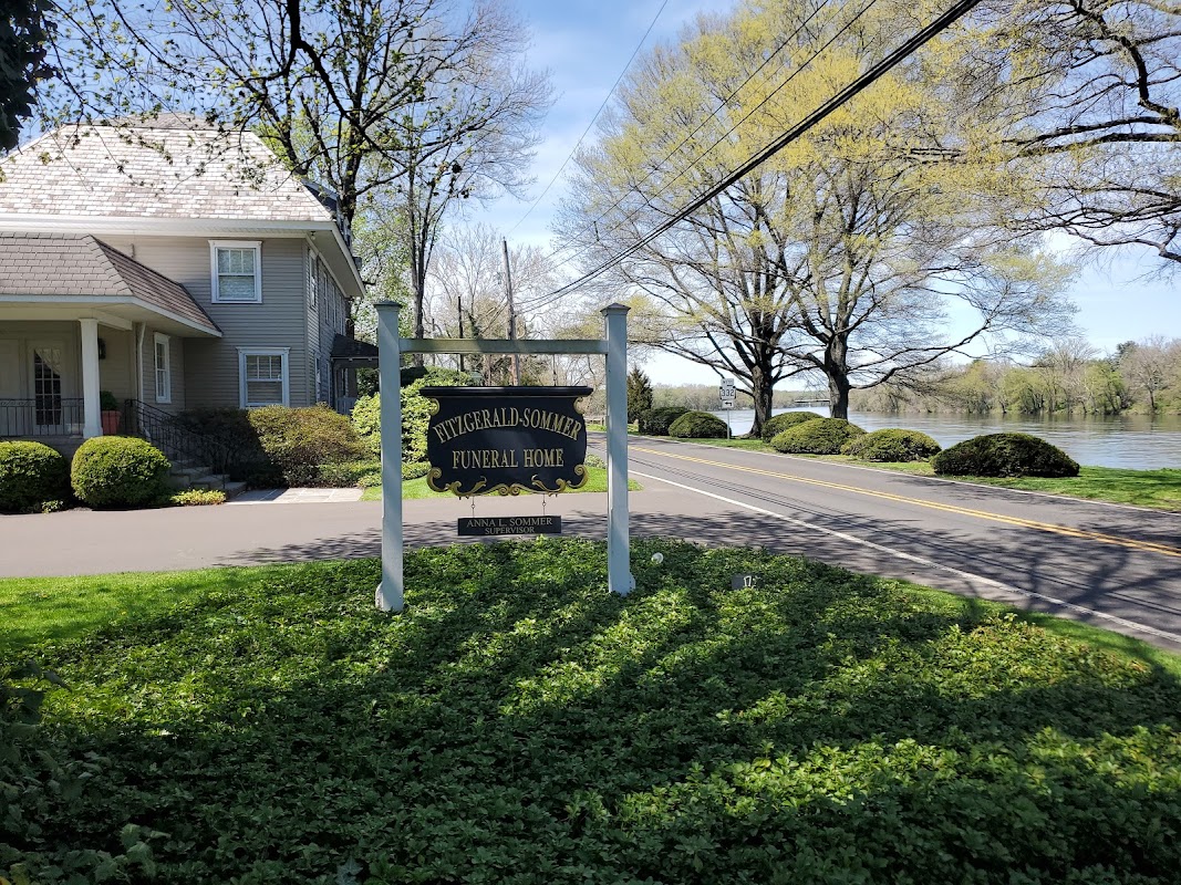Fitzgerald-Sommer Funeral Home building in Yardley, Pennsylvania