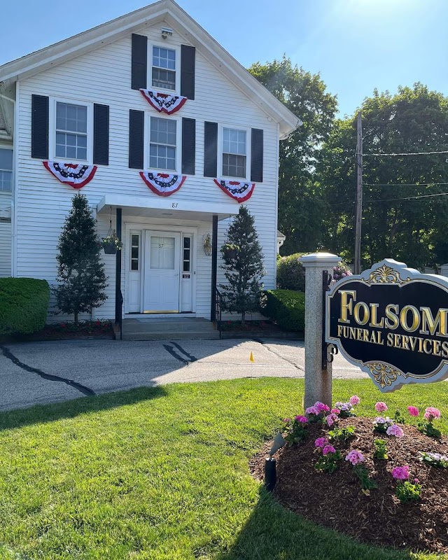 Folsom Funeral Home building in Dedham, Massachusetts