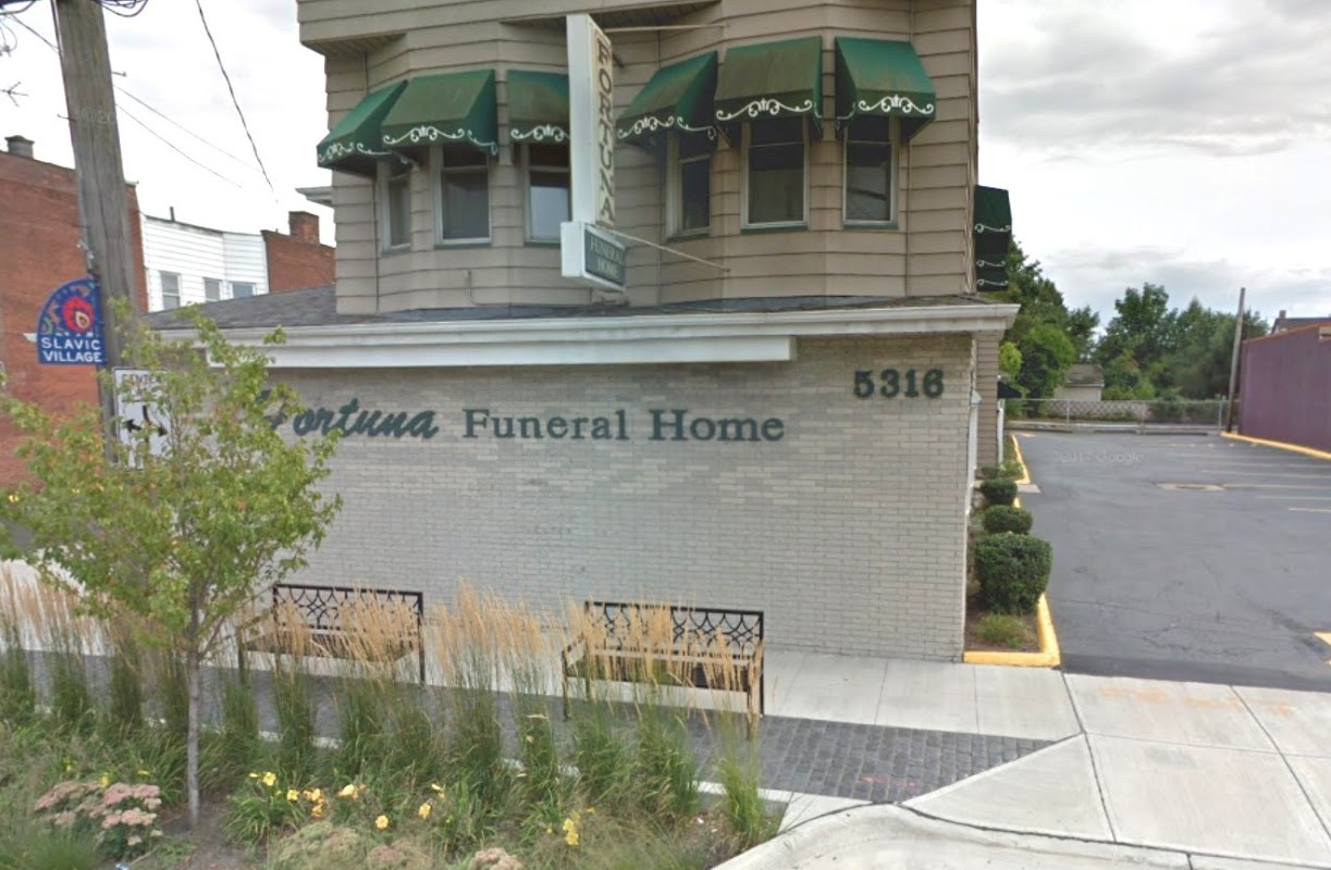 Fortuna Funeral Home building in Cleveland, Ohio