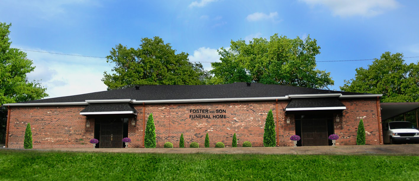 Foster & Son Funeral Home building in Ripley, Mississippi