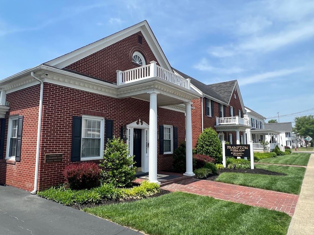 Framptom Funeral Home building in Federalsburg, Maryland