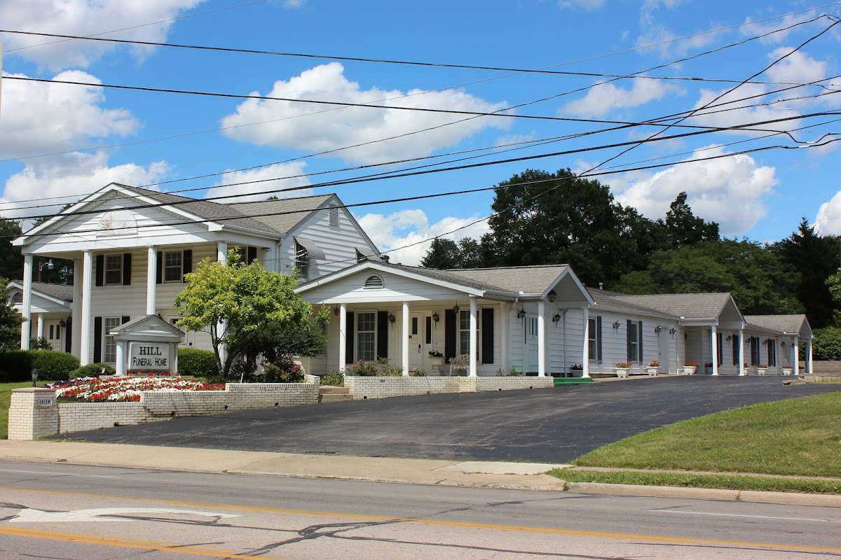 Frank E. Hill Funeral Home building in Westerville, Ohio