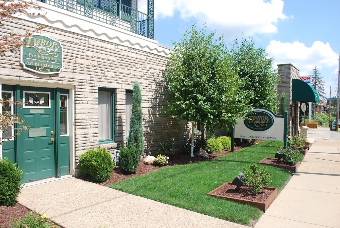 Frank F. DeBor Funeral Home building in Pittsburgh, Pennsylvania