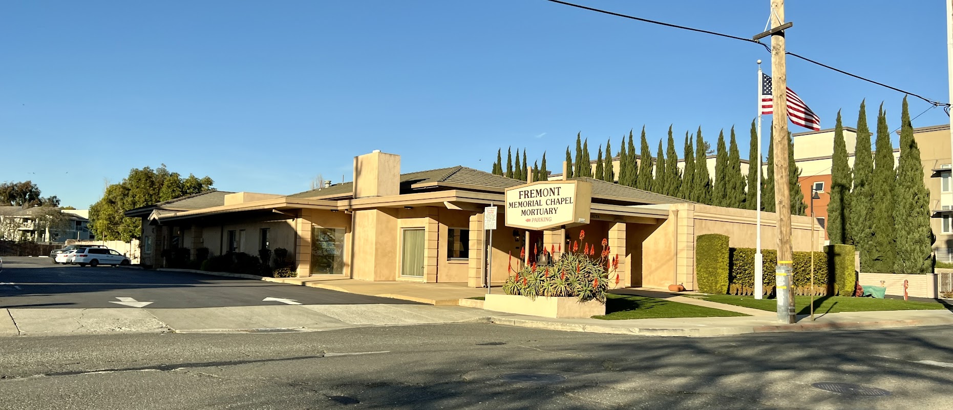 Fremont Memorial Chapel building in Fremont, California