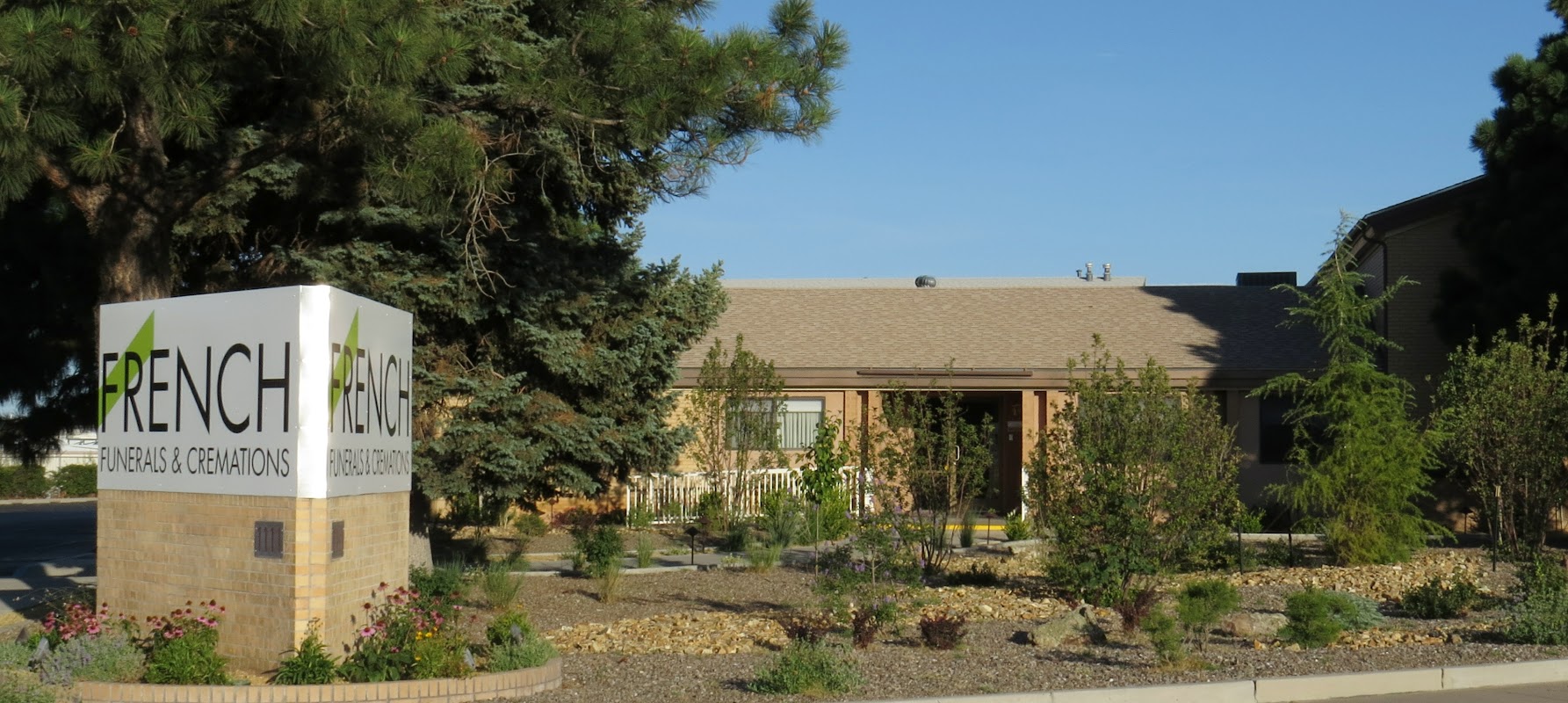 French Funerals-Cremations building in Albuquerque, New Mexico