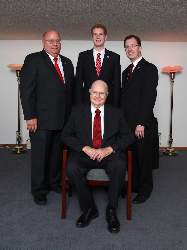 Fusselman-Allen-Harvey Funeral Home building in Elmwood, Nebraska