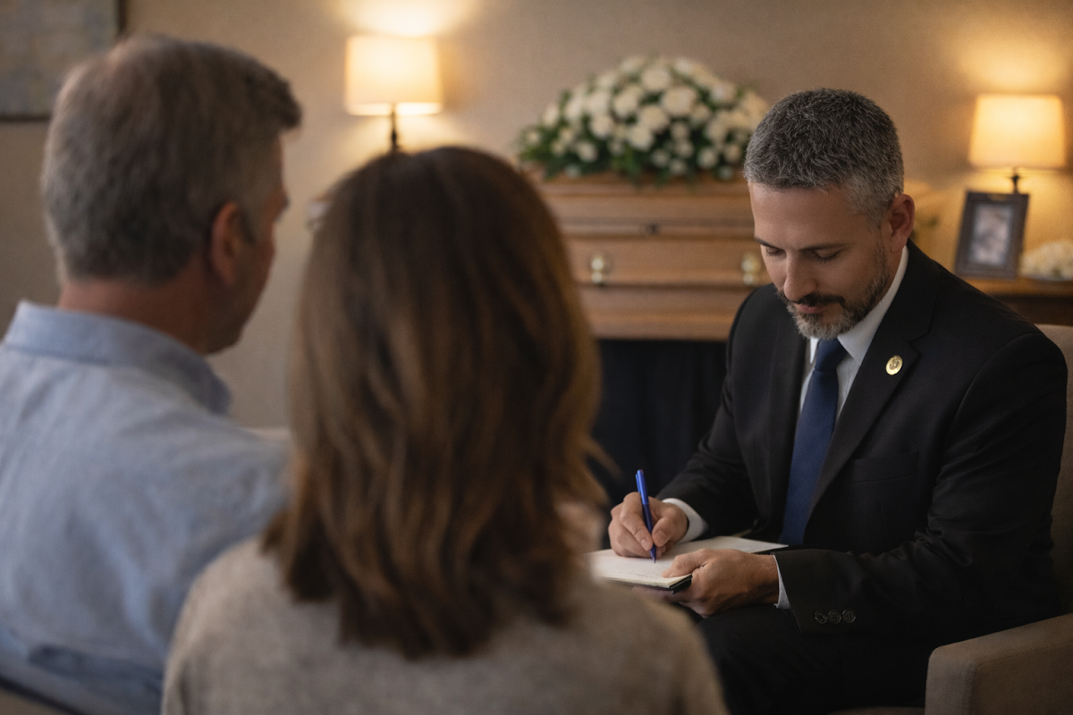 Gallaher American Family Funeral Home building in Fort Myers, Florida