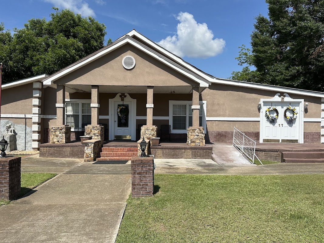 Garrer Funeral Home building in Louisville, Georgia