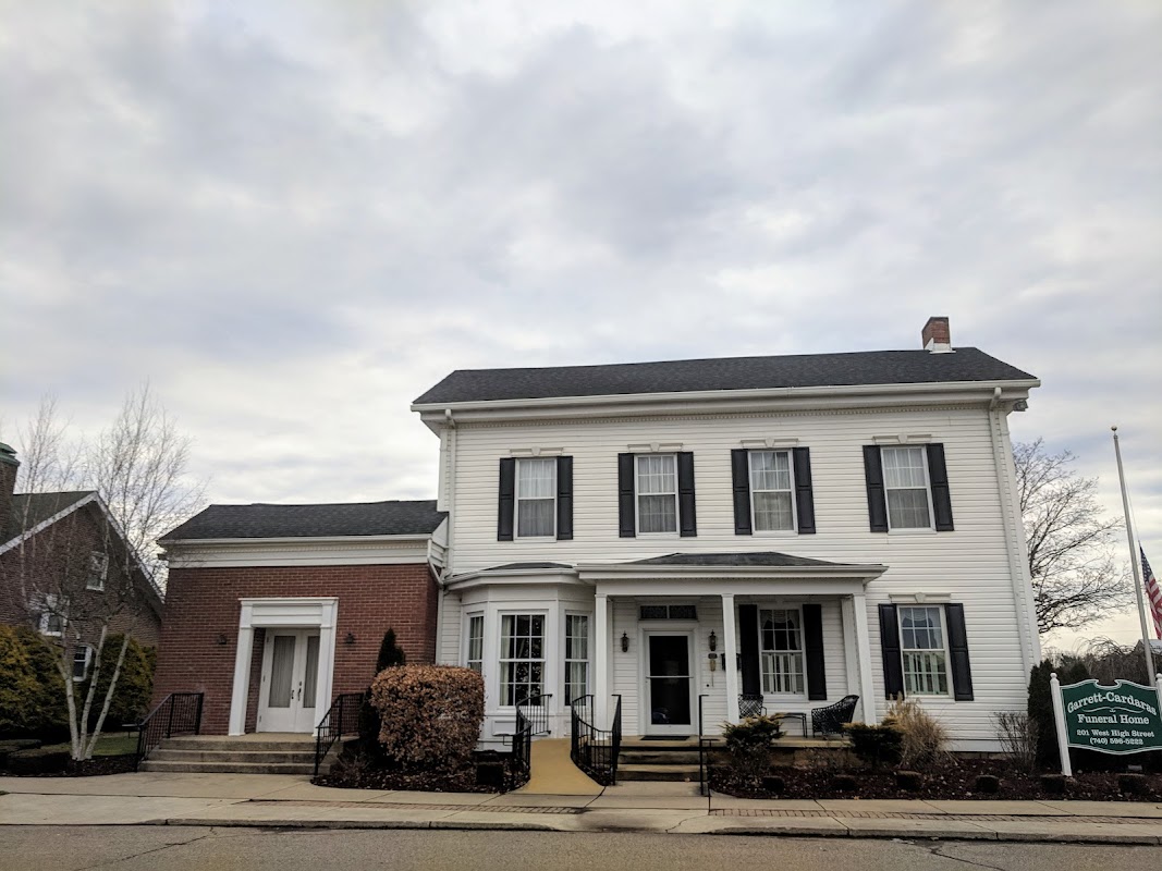 Garrett-Cardaras Funeral Home building in McArthur, Ohio