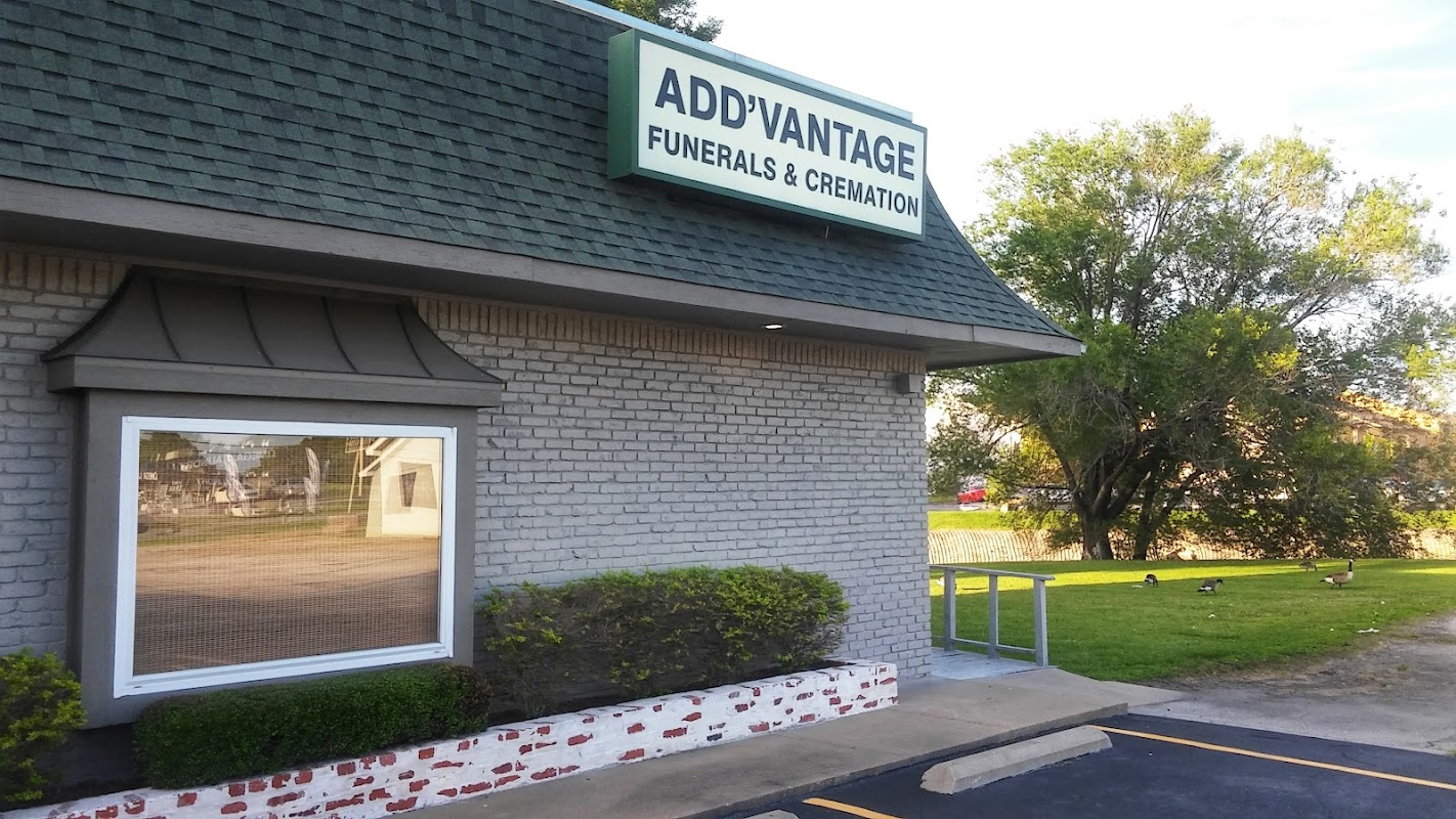 Gary Kelley's Add'Vantage Funeral Service building in Tulsa, Oklahoma