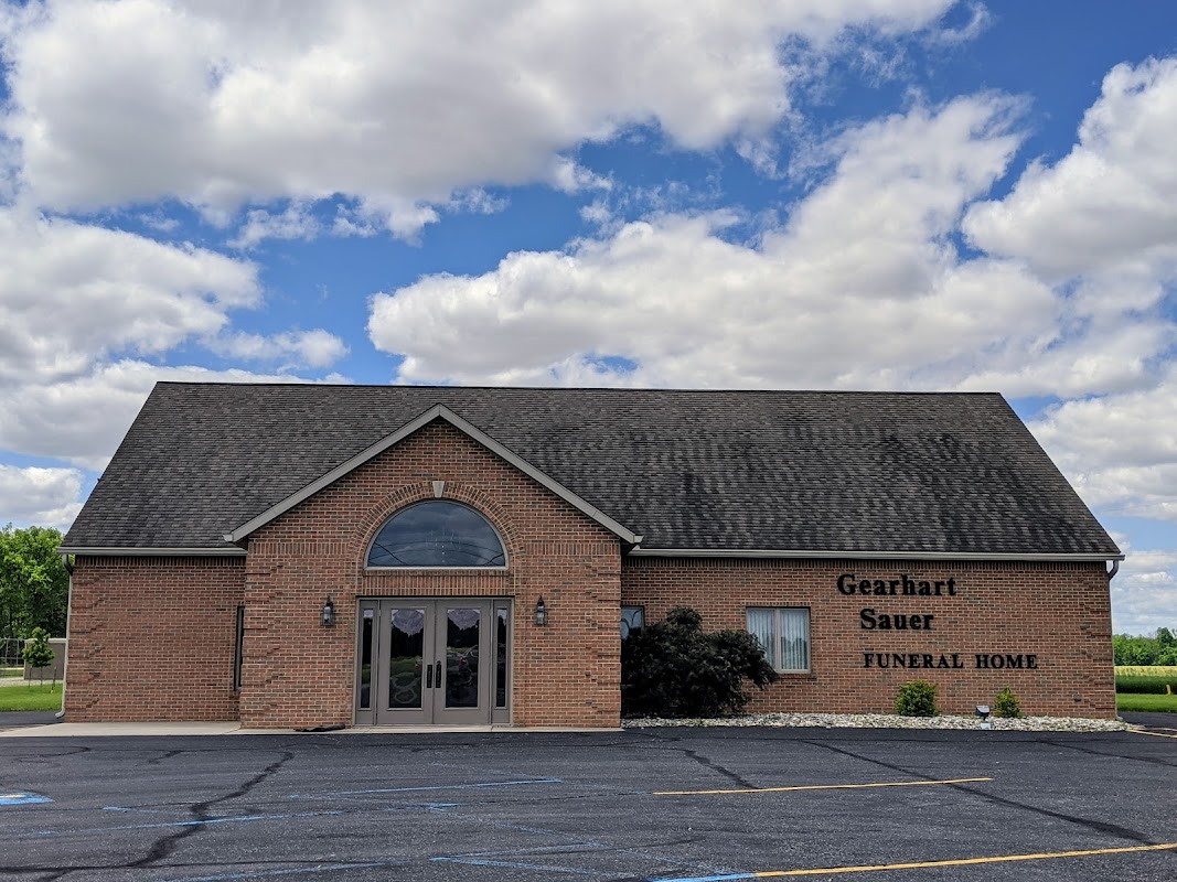Gearhart, Mack & Jurczyk Funeral Home building in Convoy, Ohio