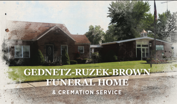 Gednetz-Ruzek Funeral Home & Cremation Service building in Sebring, Ohio