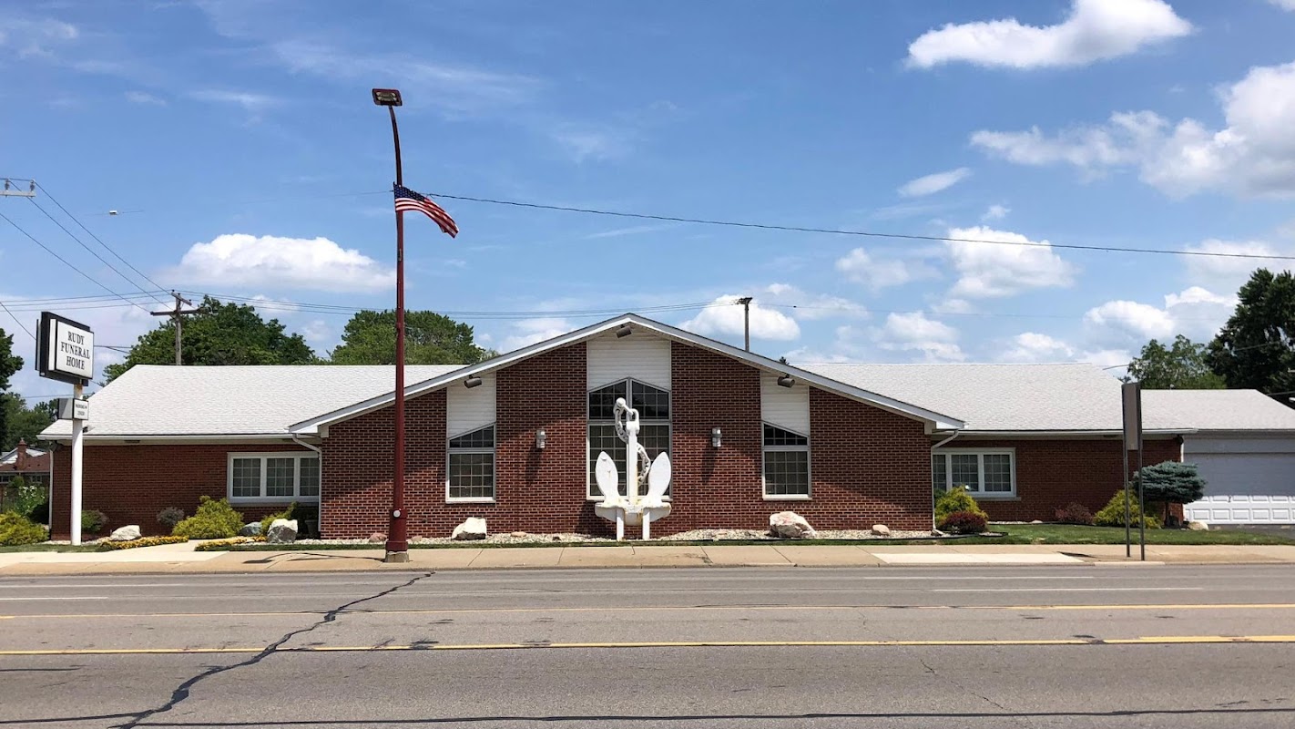George H. Rudy Funeral Home building in Center Line, Michigan