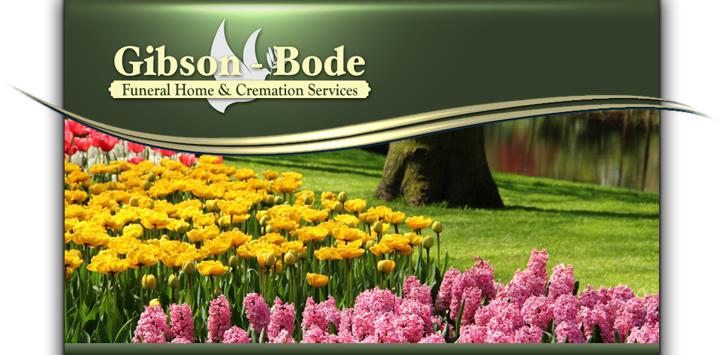 Gibson-Bode Funeral Home & Cremation Services building in Erie, Illinois