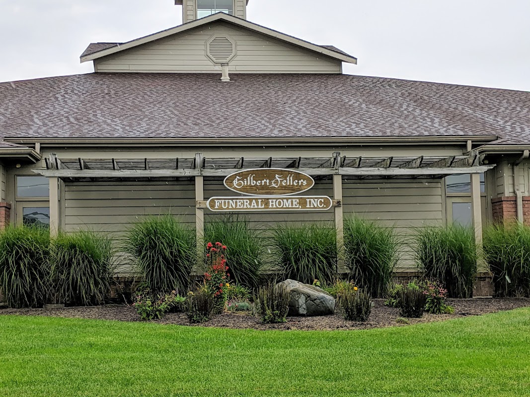 Gilbert-Fellers Funeral Home building in Brookville, Ohio