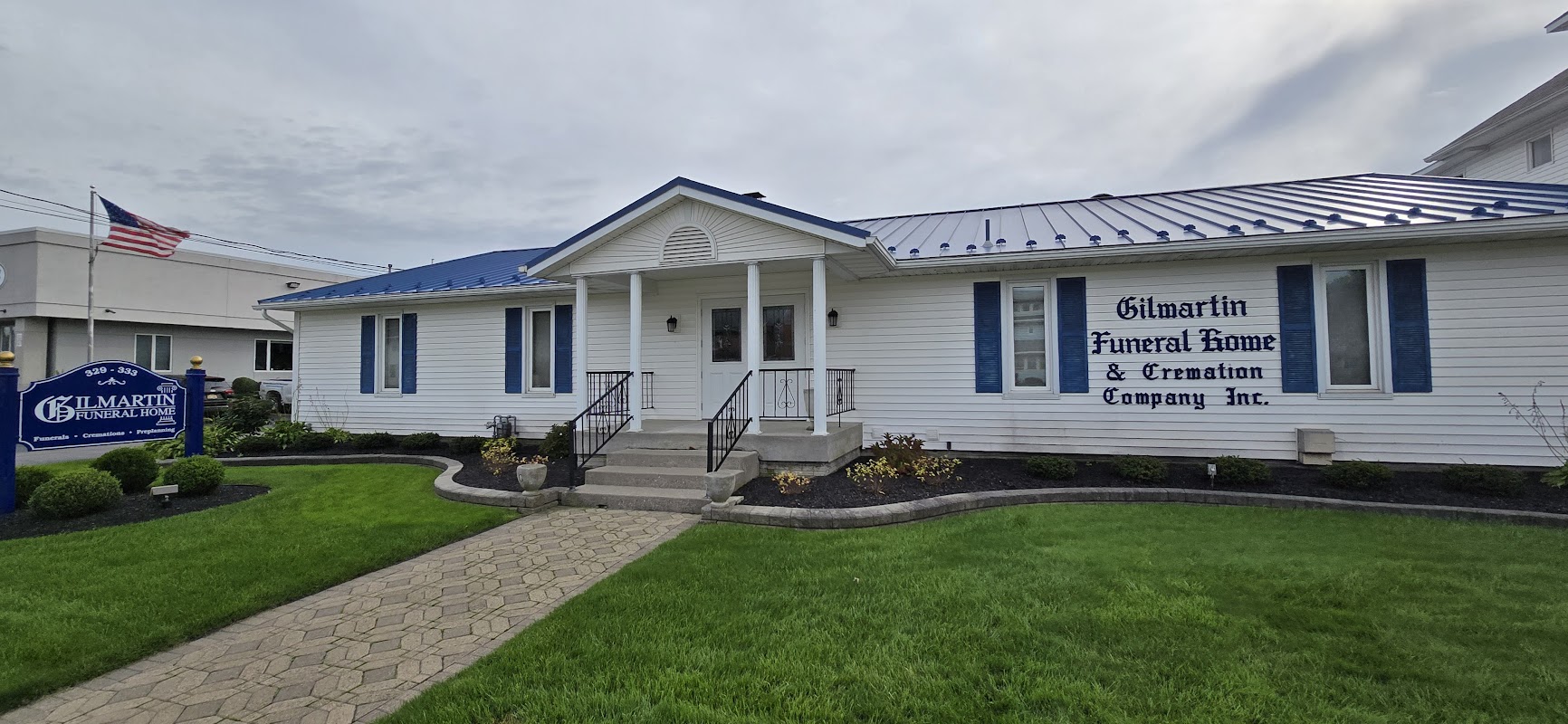 Gilmartin Funeral Home building in Batavia, New York