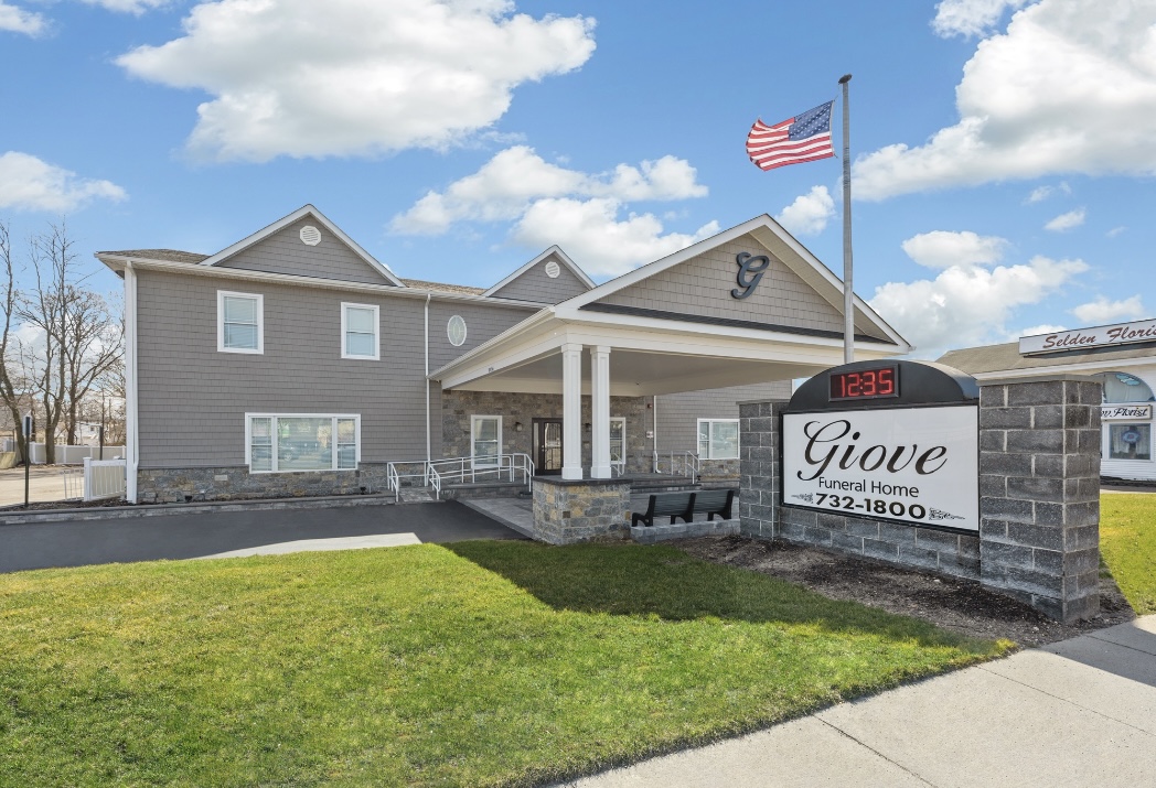 Giove Funeral Home building in Selden, New York