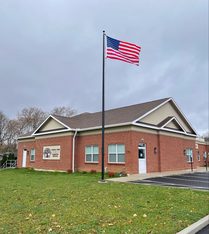 Girton Schmidt & Boucher Gard Funeral Home building in Eaton, Ohio
