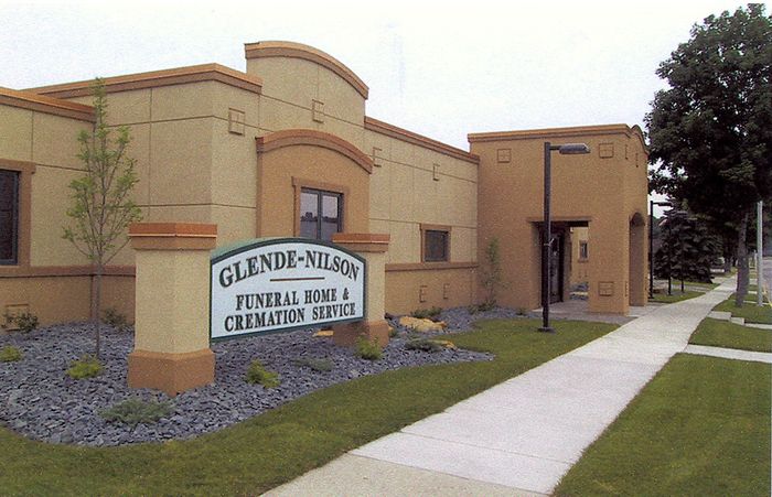 Glende-Nilson Funeral Home & Crematory Service building in Ashby, Minnesota