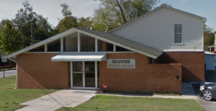 Glover Memorial Mortuary building in Macon, Georgia