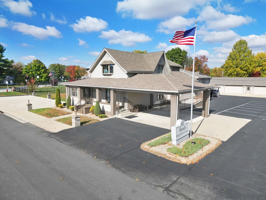 Gooch Funeral Home building in Rockville, Indiana