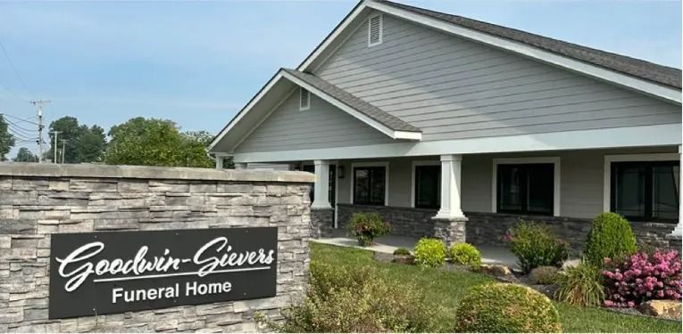 Goodwin-Sievers Family Funeral Home building in Washington, Indiana