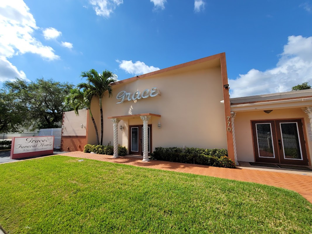 Grace Funeral Home building in Miami, Florida