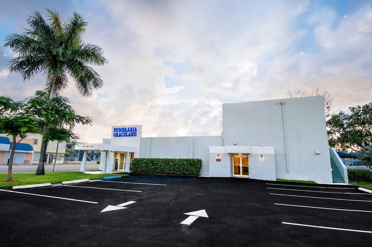 Graceland Funeral Home building in Miami, Florida