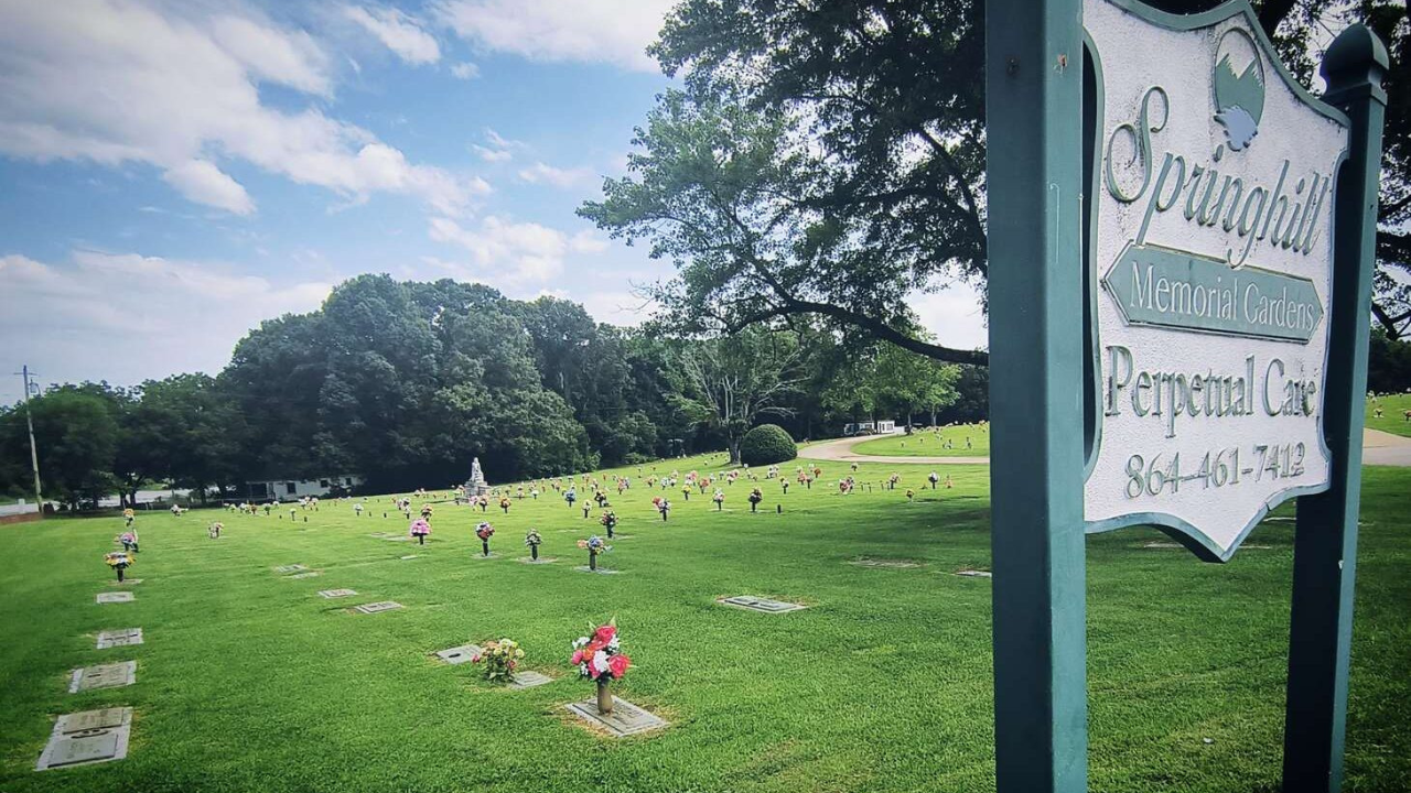 Graceland Mortuary at Springhill building in Chesnee, South Carolina