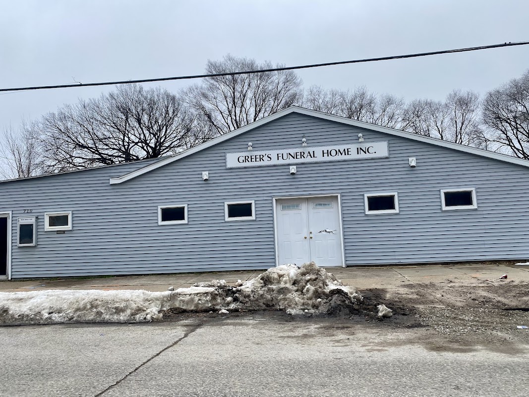 Greer Funeral Home building in Waterloo, Iowa