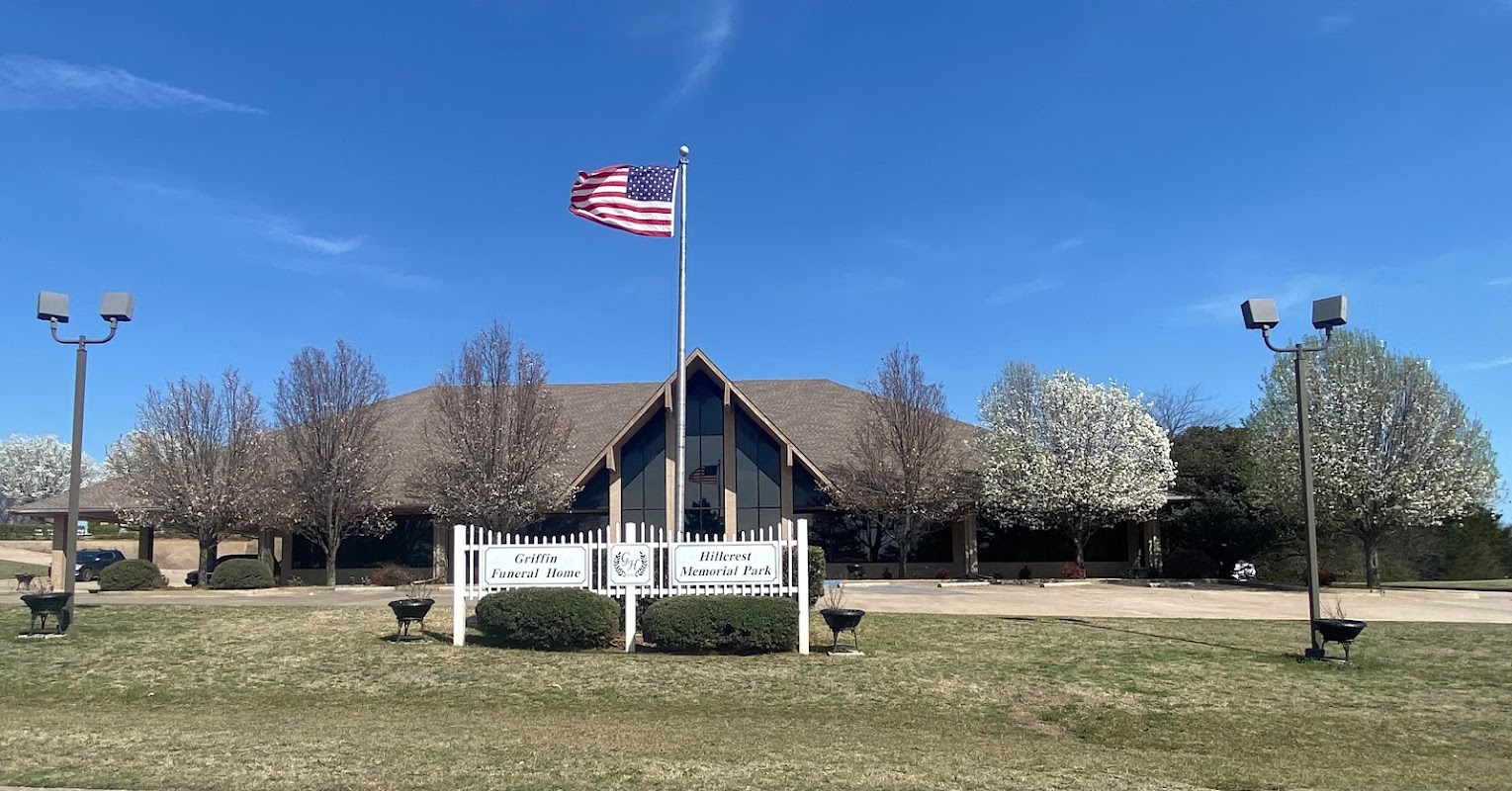Griffin-Hillcrest Funeral Home building in Ardmore, Oklahoma