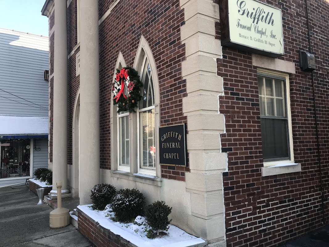 Griffith Funeral Chapel building in Norwood, Pennsylvania