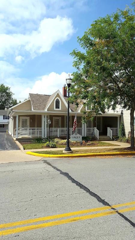 Groff Funeral Homes & Crematory building in Milan, Ohio