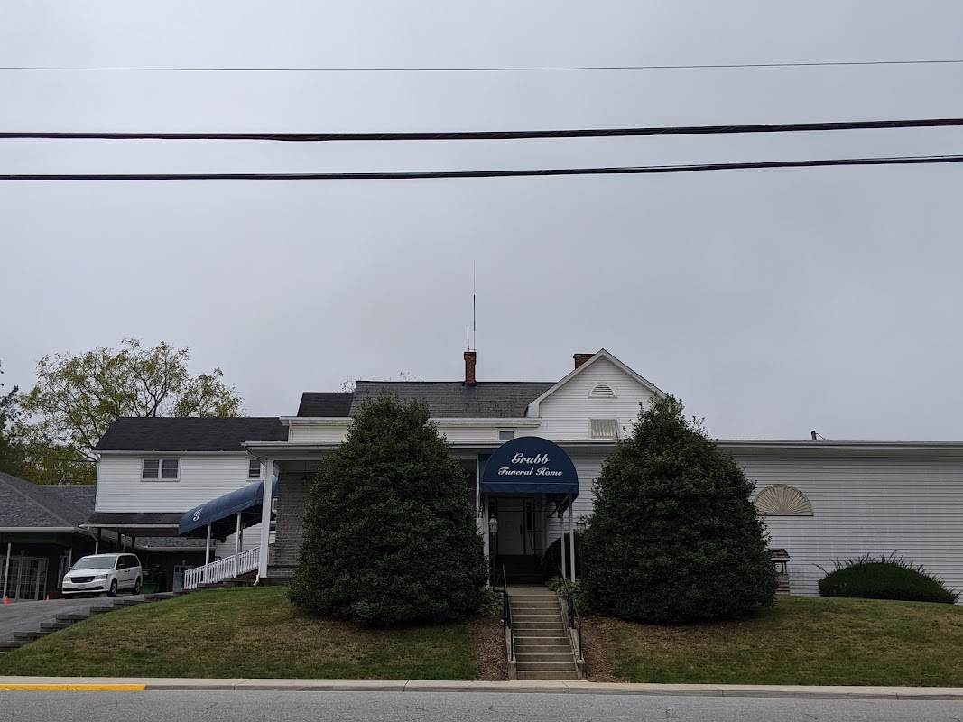 Grubb Funeral Home building in Wytheville, Virginia