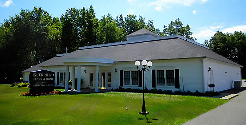 Guerriero Funeral Home building in Ashtabula, Ohio