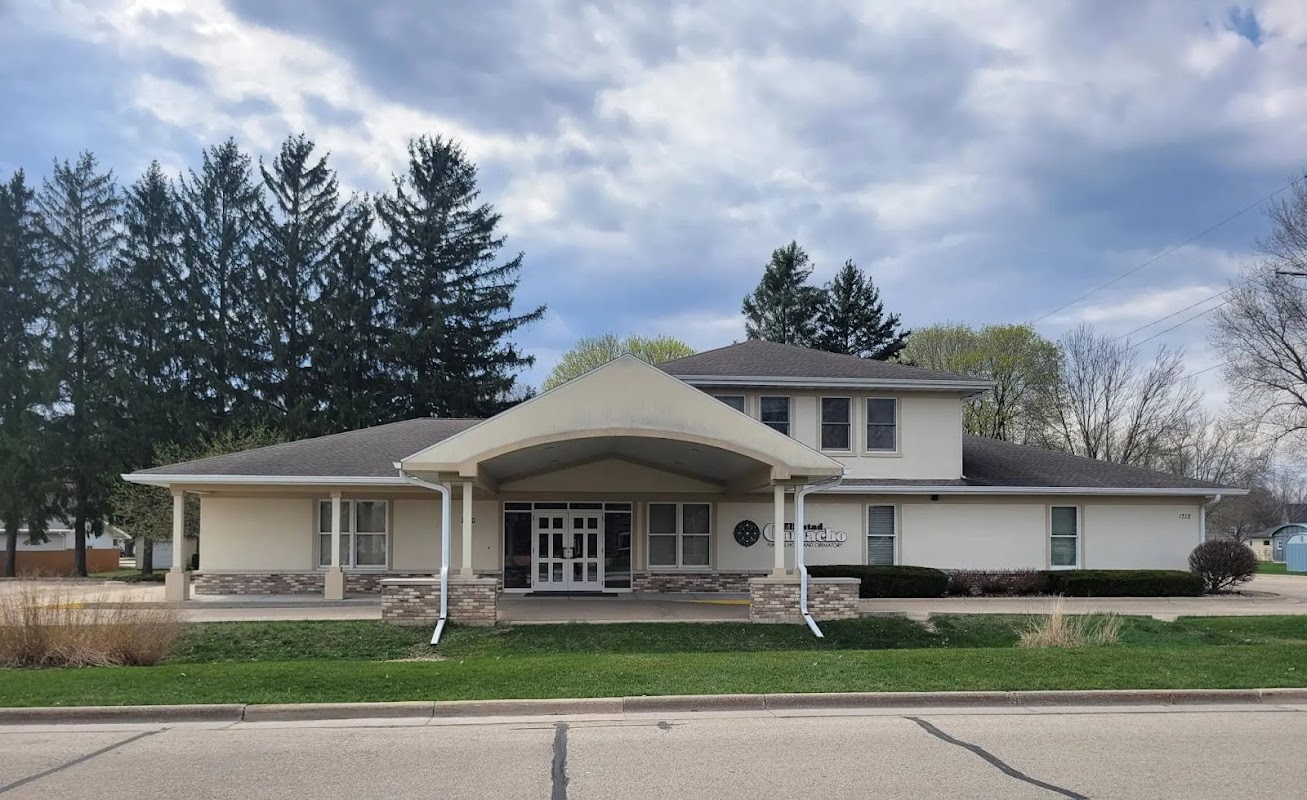 Gunderson-Camacho Funeral Home building in Black Earth, Wisconsin
