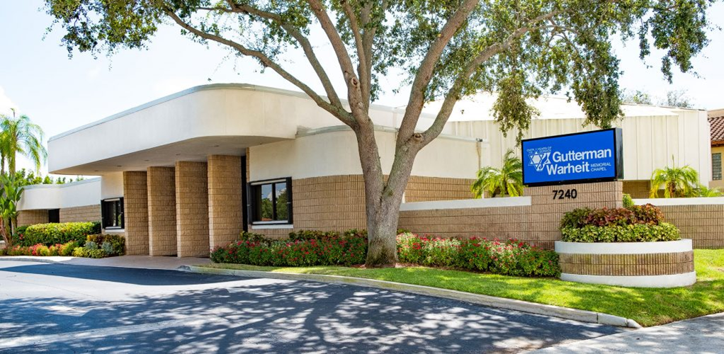 Gutterman-Warheit Memorial Chapel building in Boca Raton, Florida